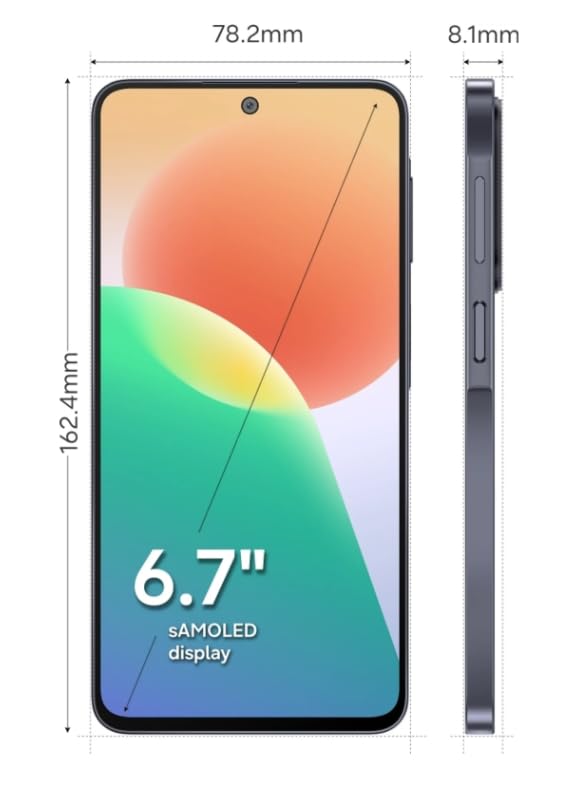 Image of Samsung Galaxy F70 Pro 5G (Alpha Black, 128 GB) (6 GB RAM) | 6000 mAh Battery | 6.7 inch FHD+ Super AMOLED Display | Dimensity 6300 | Oualcomm Octa Core Processor