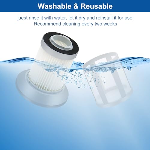 2PCS Vacuum Filter Replacement Compatible with Bissell 2156, 2156A, 1665, 16652, 1665W Zing Canister Vacuum Cleaner, Replace Part 1613056
