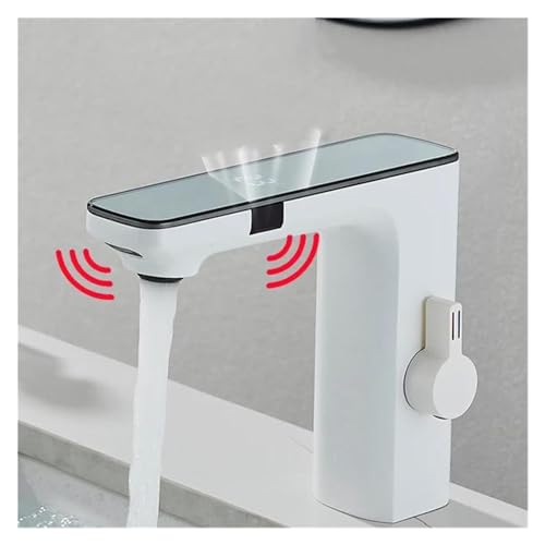 Water-Tap con sensor para lavabo que muestra temperatura LED digital