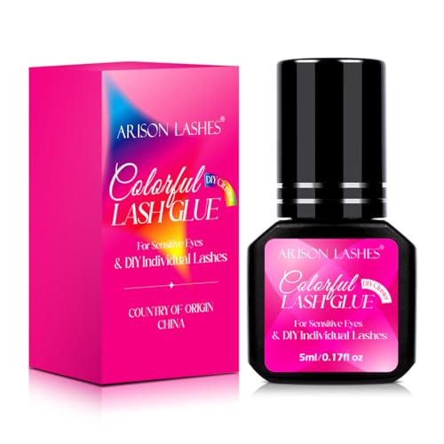 Lash Glue Eyelash Sensitive Fast Drying Waterproof Lashes-Glue Individual Long Lasting DIY Lashes