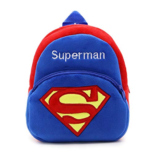 CHDJ: Mochila de peluche para bebé  1 3 años  Rojo superman