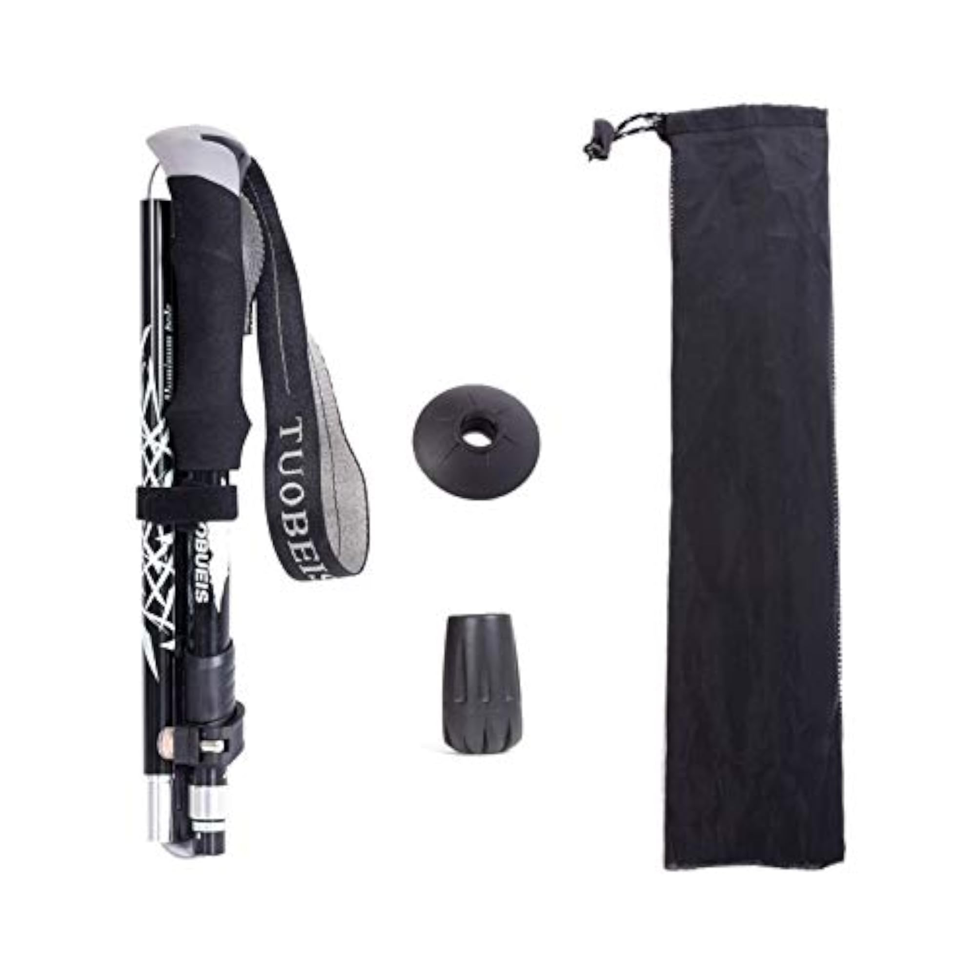 Collapsible Trekking Pole, Adjustable Hiking Walking Stick
