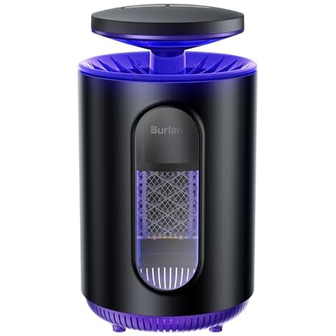 Fruit Fly Traps for Indoors Home: Bug Zapper Indoor 2 in 1 Attracts and Zaps Mosquitos, Gnats, Moths, Fruit Flies, Insect Fly Trap Adjustable Sleep and Zapper Blue Light Mosquito Zapper Black Cover