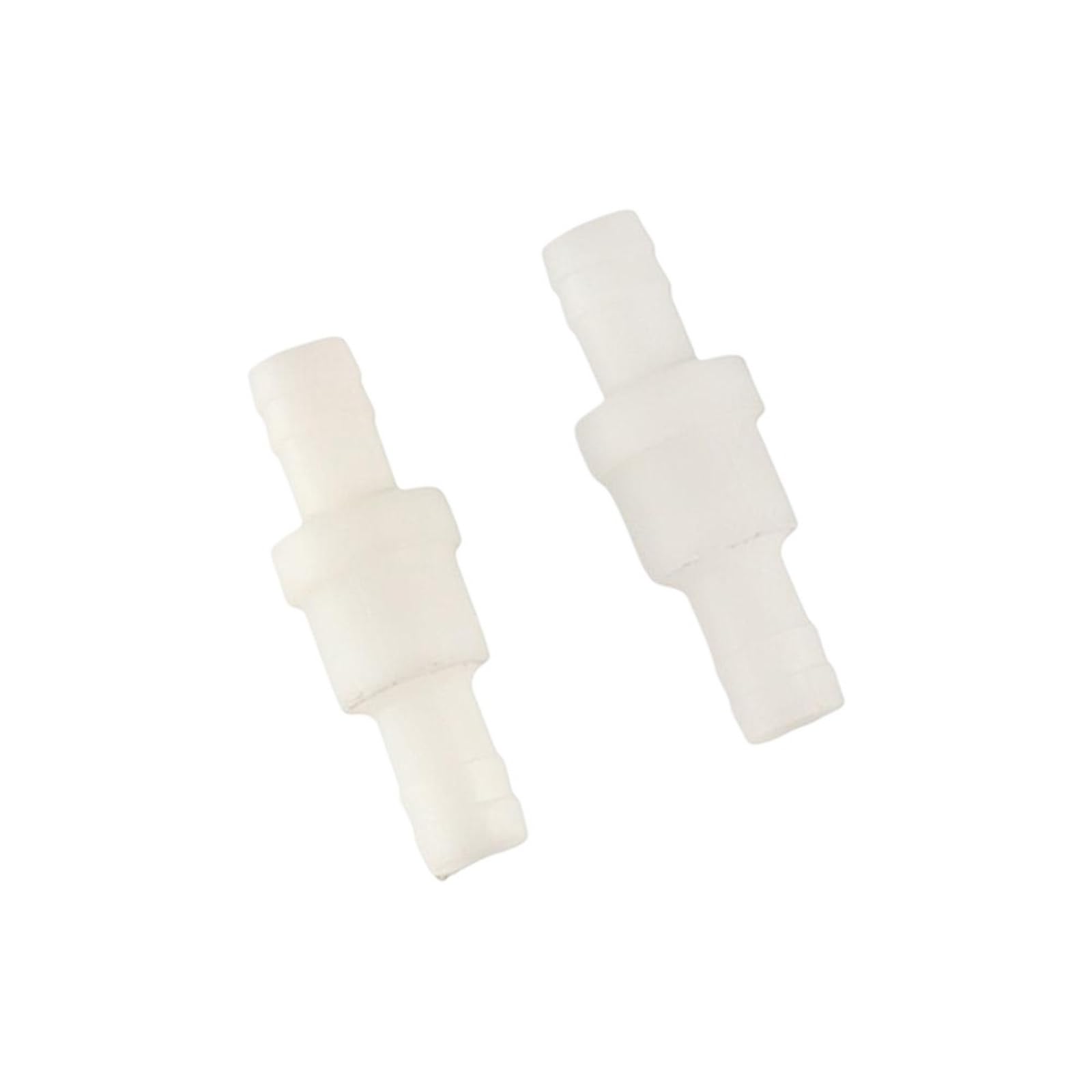 1pcs Plastic Non-Return Check Valve 1-Way(10mm-White)