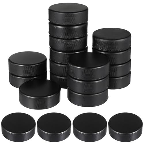 Palets de hockey pour entraînement intérieur lot de 24 pièces pour jouer au salon sans risque