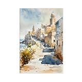 BQUWR Essaouira, Marokko Leinwand-Poster, Wandkunstdruck, 