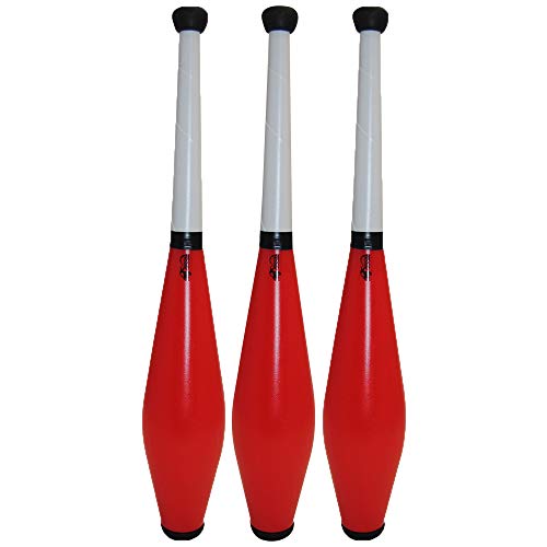 Higgins Brothers Flow Juggling Club Set of 3 (Red)