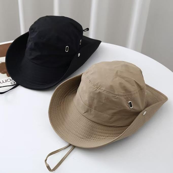 Sombreros de sol para hombre, sombrero de pesca de ala ancha para hombre, para senderismo, playa, verano — view 7