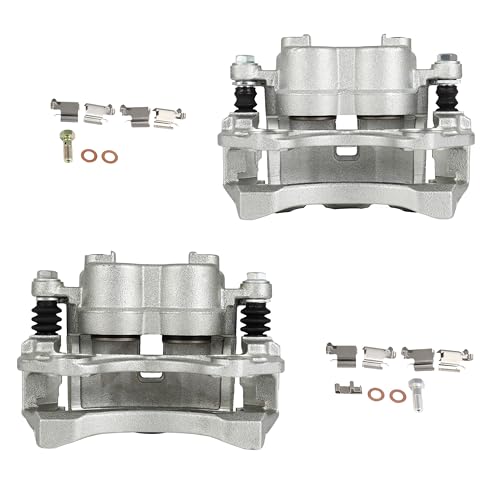 Image of SCITOO Front Brake Calipers With Bracket 18B4826 18B4827 Compatible For Jeep For Grand Cherokee 1999-2004