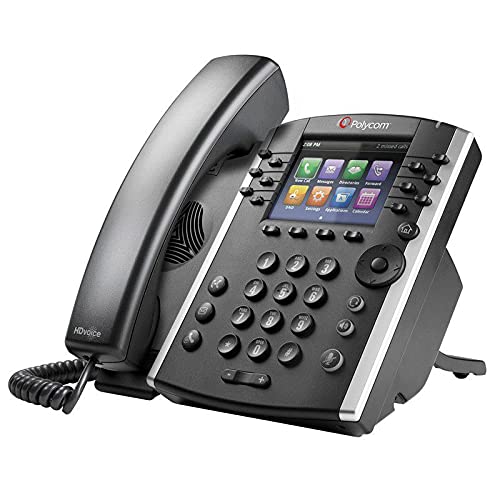 Polycom VVX 411 Skype for Business Edition (2200-48450-019) (Renewed)