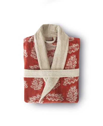 Top Towel Albornoz Arabico Jacquard 100% Algodón 500 g/m² – Acabado Terciopelo, Alta Absorción y Tacto Suave