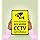 8xCCTV Sign Self Adhesive Warning Sign/Safety Sign/Security Sign/Vinyl Sticker (CCTV 01_08)
