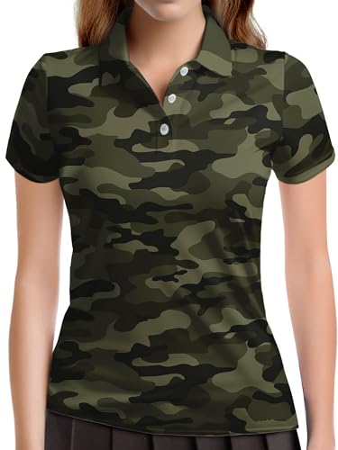 Womens Golf Shirt Golf Polo Funny Womens Polo Shirts Crazy Golf Gifts Short Sleeve Shirts Womens Apparel Cute Outfits3