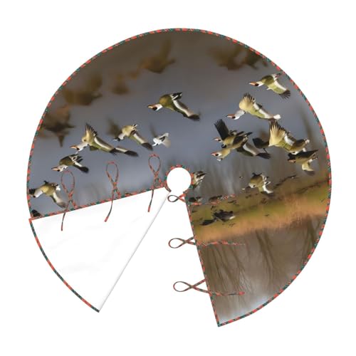 Jupe de sapin canards sauvages volants le cadeau de Noël parfait
