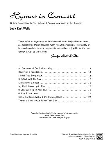 Hymns In Concert: 10 Late Intermediate To Early Advanced Piano Arrangements For Any Occasion #TOP1