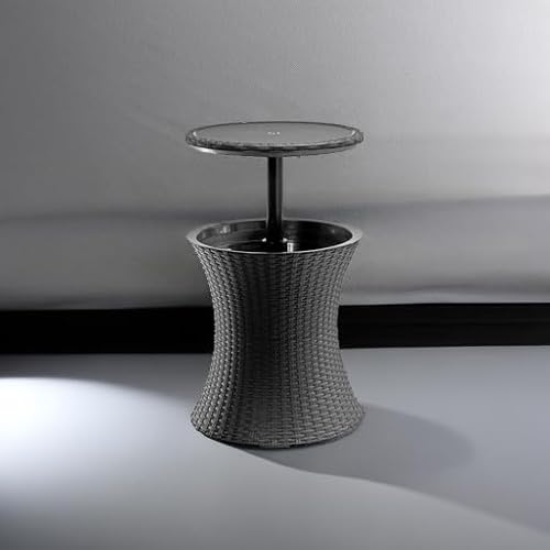 image for Keter Pacific Cool Bar Outdoor Patio Furniture and Hot Tub Side Table 