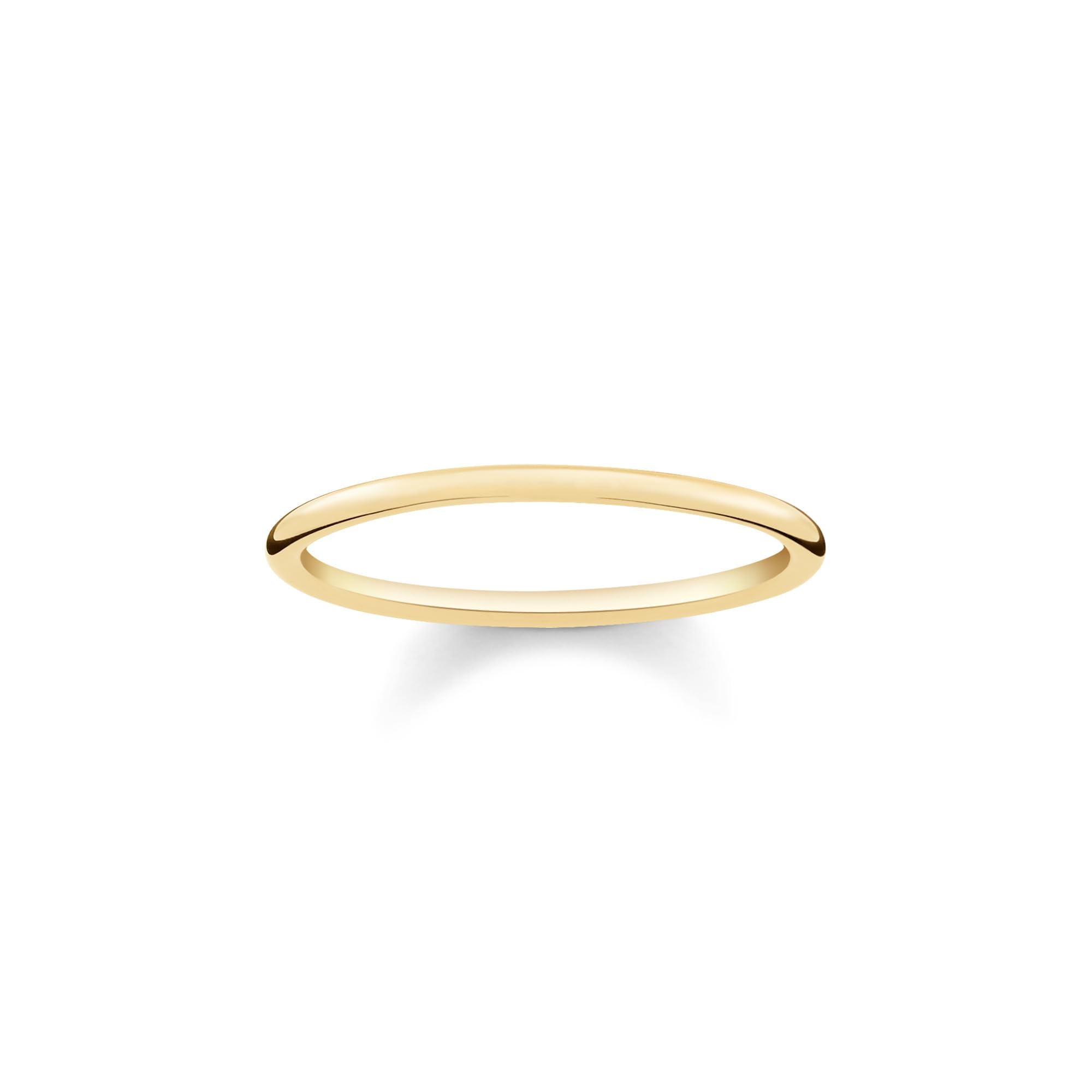 Thomas Sabo Charm Club Charming Women's Gold Thomas Sabo Band Ring Tr2123-413-12 – Polished Quality | - Size 54