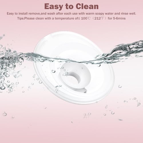 Image of 1pcs Double-Sealed Flange 24mm Compatible with Momcozy M5 Breast Pump, 24mm Flange M5 Breast Pump Replacement Accessories