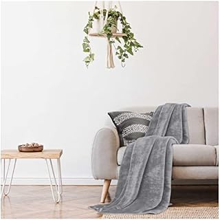 GC GAVENO CAVAILIA Luxurious Fleece Mink Blanket, Warm & Thermal Blankets Throws, Cuddly Throws For Sofas, Aubergine, 200X240