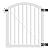 WamBam Traditional 4 by 4-Feet Premium Vinyl Yard and Pool Gate with Powder Coated Stainless Steel Hardware