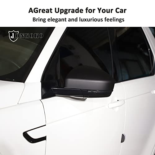 Car Side Rearview Mirror Cover Trim For Lr Discovery Sport /Rangerover Velar/Evoque Side Wing Mirror Cap For Jaguar F-Pace X761 2017-2021 #TOP4