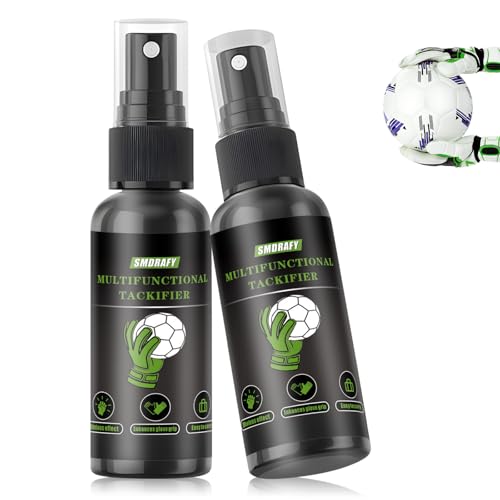 Grip Guante de Portero Spray, Spray Guantes Portero Futbol, Spray de Agarre para Guantes, Mejora Agarre de Guantes, Antideslizante, 30ml*2