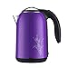NAN elektryczny kociołek ze stali nierdzewnej purpurowy czerwony podwójny antygorącowy 1830 W 1,7 l automatyczna izolacja wyrzutowa główna podróż (kolor : liliowy)