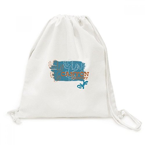 Sac de voyage cactus et plantes en pot en toile pour vos sorties