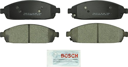 BOSCH BC1080 QuietCast Premium Ceramic Disc Brake Pad Set - Compatible with Select Jeep Commander, Grand Cherokee; FRONT