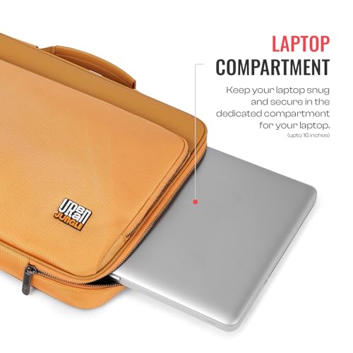 Image of Urban Jungle by Safari, The Cruze, Unisex Messenger Laptop Bag | Fits 16 inch Macbook, Laptop | Lightweight & Durable Satchel with Trolley Sleeve