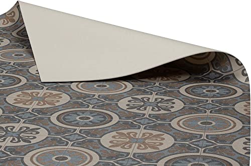 Casa Pura Revêtement Sol PVC - Stickers Effet 3d - Film Vinyle Pour Meuble & Sol Original - Sol PVC Rouleau Antidérapant Cuisine, Salle De Bain, Bureau - Aspect Brique (100x100 Cm