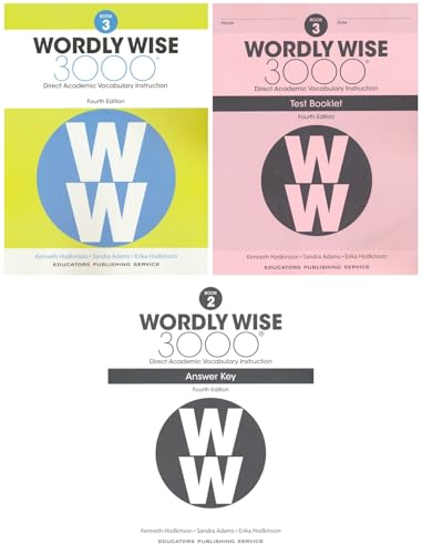 Wordly Wise 3000® 4th Edition Grade 3 SET -- Student Book, Test Booklet and Answer Key (Direct Academic Vocabulary Instruction) - image 1
