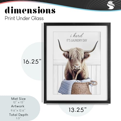 Affiche encadrée Marcus Prime Herd It's Laundry Day Stupell Industries 40x33cm