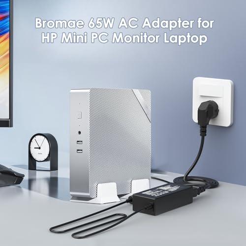 EliteDesk zasilacz sieciowy, 65 W Mini PC Desktop ładowarka kabel do ładowania do HP EliteDesk 800 G1 G2 G3 G4 G5 400 705 600 G1 G2 G3 Bromae All-in-One mikrokomputer Power AC Adapter Tiny PC Charger