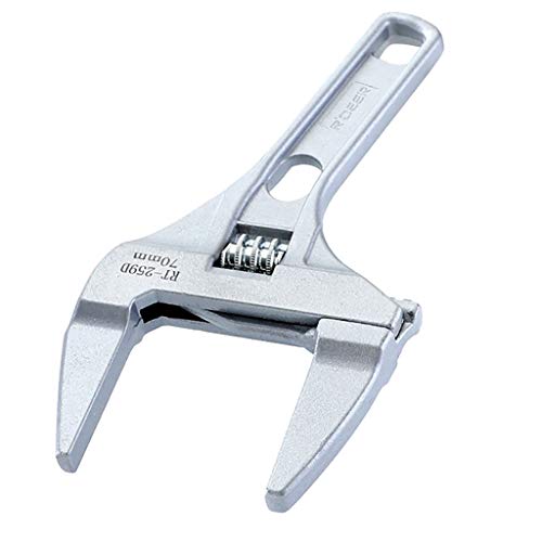 Thinktoo Bathroom Wrench Aluminium Alloy 7-70mm Adjustable Opening Spanner Mini Nut Key