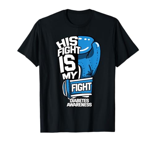 Idea de regalo para la concientización de la diabetes de su lucha es mi lucha Camiseta