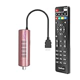 [T2Mini HDMI TV Stick] Decoder Smart TV DVB-T2 HD, il decoder è progettato per nascondersi dietro la TV, rendendo tutto facile, puoi controllare facilmente il decoder attraverso il sensore IR esteso.