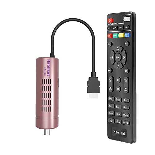 [T2Mini HDMI TV Stick] Decoder Smart TV DVB-T2 HD, il decoder è progettato per nascondersi dietro la TV, rendendo tutto facile, puoi controllare facilmente il decoder attraverso il sensore IR esteso.