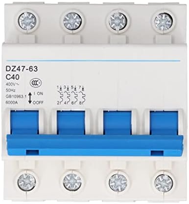 Consumer Unit, Circuit Breaker Panel 2 Way Leakage Proof Circuit Breaker Universal Consumer Circuit Breaker Box Fuse Board 40A 30mA RCD 2MCB 6A+16A, IP65 Plastic Shield Garage Caravan Consumer Unit