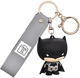 Material de metal y PVC: el llavero de Batman está hecho de resina ecológica. El llavero está hecho de metal, no tóxico e inodoro, adecuado para uso prolongado. Los llaveros y llaveros están hechos de acero inoxidable de alta calidad que no se decolora ni oxida y puede soportar mucho desgaste.
