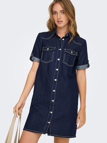 ONLY Female Jeanskleid ONLLISA Kurzes Kleid