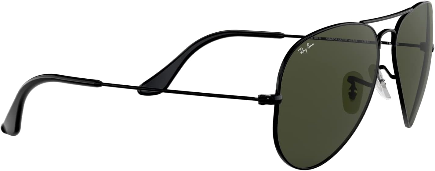 Óculos de Sol Ray-Ban Aviator, Tamanho 58 Óculos de Sol Ray-Ban Aviator, Tamanho 58