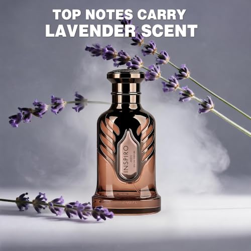 Image of A CENTER RIS Inspiro Men Perfume For Men Eau de Parfum 3.4 Fl Oz | Classic Aromatic Woody | Clean Lavender Precious Iris Cologne | Daily Use Spray Gift