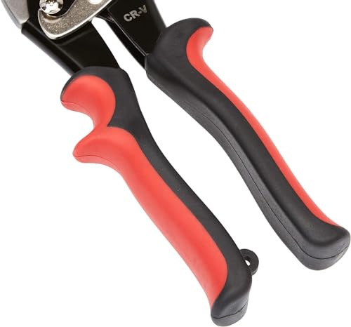 Image of Amazon Basics Aviation Snip Set for Metal Cutting with Comfort Grips, Left, Right and Straight Cut, 3-Piece Set (Left, Right, Straight) (Pack of 10)