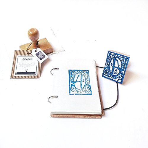 timbro artigianale EX LIBRIS- su ordinazione (personalizzabile)