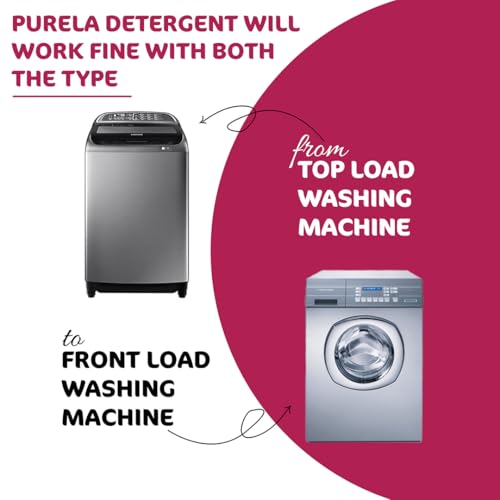 Image of Purela Liquid Detergent 5L | Rose Scent | Hard Water | All Machines | 100+ washes at 50ml. Rose Scent freshness 8 hours. Consistent thickness every use. Colour-safe. & laundry service bulk.
