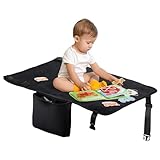 SkyCradleNap Toddler Airplane Bed with Cloth Book, Portable Airplane Seat Extender Travel Bed for Kids, Soft Baby Plane Travel Essentials for Flying, Toddlers Long Flight Must Haves Footrest