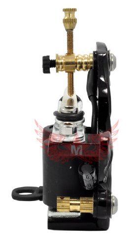 Artistry Fire Red Cast Iron Liner Tattoo Machine Coffin Cool