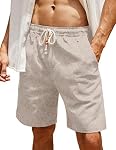 Mens Shorts Linen