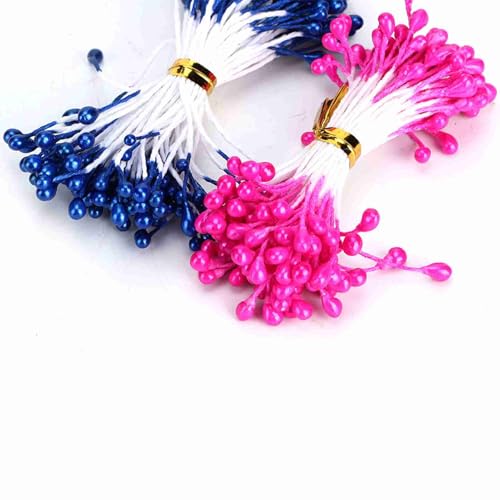 Estambres de flor artificial hechos a mano 900 piezas miniatura 3
